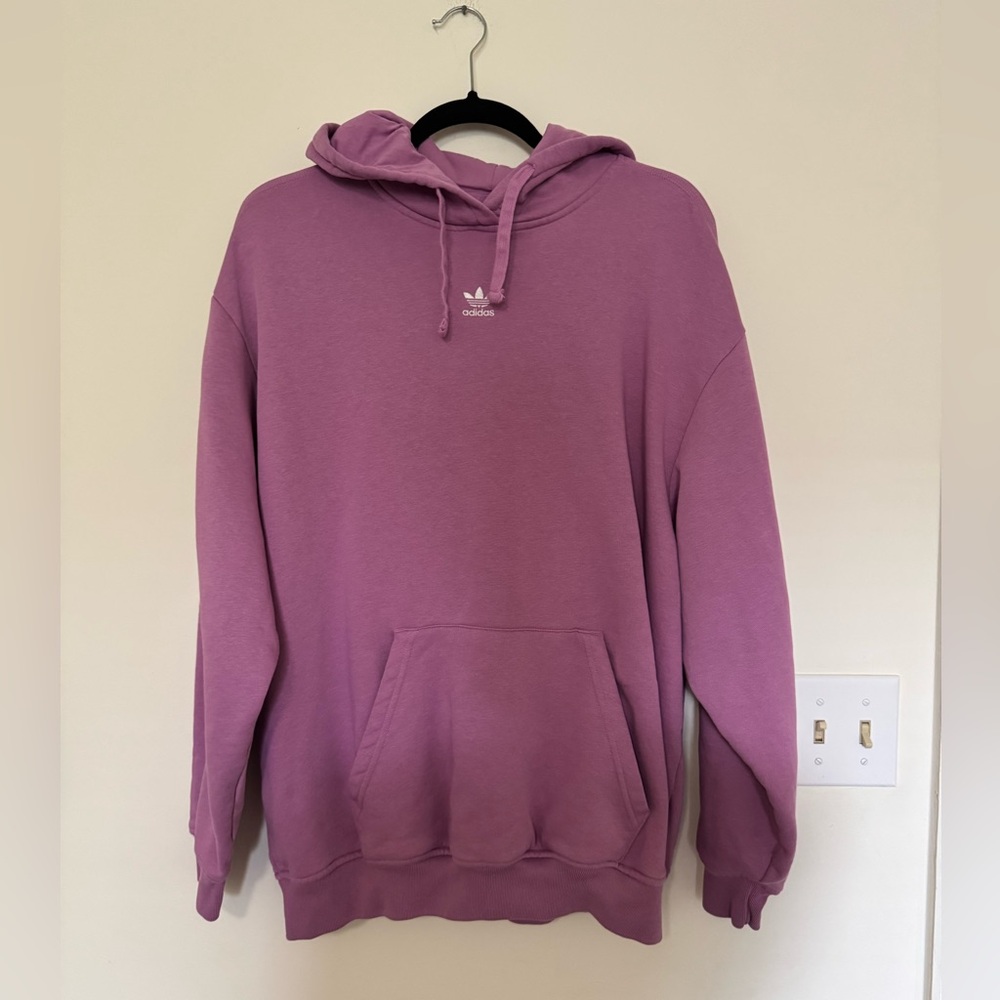Adidas Purple Relaxed Fit Sweater